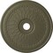 Ekena Millwork Oakleaf Ceiling Medallion (Fits Canopies up to 6 1/4"), 29 1/8"OD x 3 5/8"ID x 1"P, Painted Turtle CM29OAPTF - alternate 1